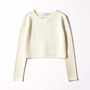 Sadie & Sage Samantha Contrast Trim Popcorn Knit Sweater